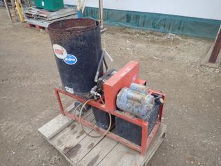 Hotsy E-Line Pressure Washer w/ Century 2hp 230/115V Single Phase AC Motor And Hawk H300 Pump *Note: Missing Top, Running Condition Unknown*