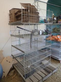 46in X 36in X 76in 5-Tier Metal Rack *Note: Contents Not Included*