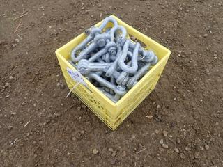 Qty Of Assorted Galvanized Steel Clevises