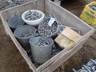 Qty Of Galvanized Steel Nuts, Bolts And Washers