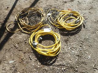 Qty Of (3) Approx. 50ft Heavy Duty String Lights