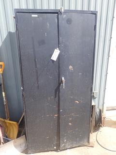 3ft X 18in X 6ft Storage Cabinet C/w Qty Of Tarps