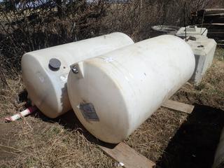 (2) 6ft X 3ft X 3ft Liquid Storage Tanks