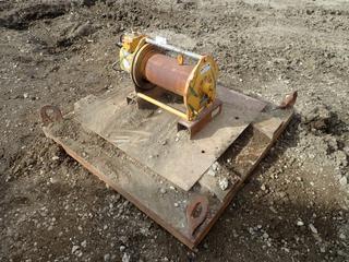 48in X 48in Ingersoll-Rand Winch w/ Frame C/w Controls