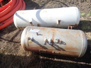 (1) 62in X 24in X 24in Propane Storage Tank And (1) 45in X 20in X 20in Propane Storage Tank