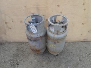 (2) 30lb Propane Tanks, Recertified May 2021