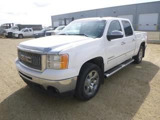2010 GMC Sierra 1500 4X4 Crew Cab Pick Up C/w 5.3L, A/T, 6ft Box, Fully Loaded, Sunroof. Showing 307,480kms. VIN 3GTRKWE33AG132500. UNIT 63 *Note: Has Rust*
