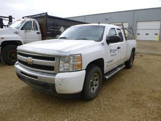 2009 Chevrolet Silverado 1500 LS Extended Cab Pick Up C/w 4.8L, A/T, 6ft6in Box And Headache Rack. Showing 294,512kms. VIN 1GCEC19C89Z276192. UNIT 5 *Note: Service Tire Monitor System Light, Check Engine Light*