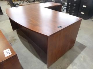 3ft 5in X 5ft 11in X 2ft 6in L-Shaped Office Desk 