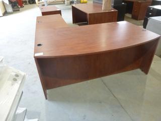 3ft 5in X 5ft 11in X 2ft 6in L-Shaped Office Desk 