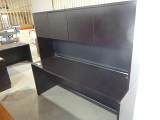 2ft X 5ft 11in X 2ft 5in Office Desk w/ Hutch