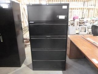 1ft 6in X 3ft X 5ft 8in 5-Drawer Filing Cabinet