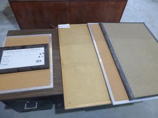 Qty Of Assorted Cork Boards