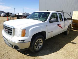 2007 GMC Sierra 1500 Extended Cab Pick Up C/w 4.8L, A/T, Headache Rack And 6ft 6in Box. Showing 248,794kms. VIN 1GTEC19C47Z574140. Unit 31. *Note: Rust, Bumper Damage*