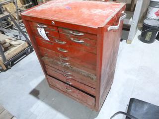 Portable Tool Cabinet C/w Contents