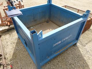4ft X 4ft 2000lb Cap. Material Crate