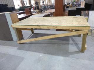 8ftW X 4ft Wood Table