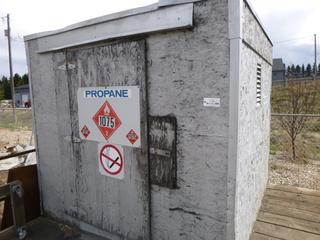 8ft X 8ft X 7ft 4in Propane Shed *Note: Buyer Responsible For Load Out*