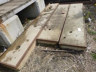 (2) 9ft X 23in X 6in And (1) 12ft X 23in X 6in Concrete Slabs *Note: Buyer Responsible For Load Out*