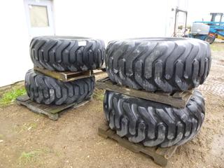 (4) Goodyear 20.5-25 Tires