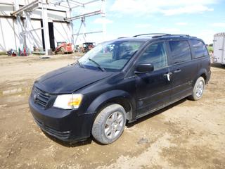 2010 Dodge Grand Caravan c/w 3.3L V6, A/T, Showing 333,456 Kms, 225/60R16 Tires at 20%, VIN 2D4RN4DE7AR248102 *Note: New Battery, Alternator Issues, Rear Gate Does Not Latch, Damage and Rust*