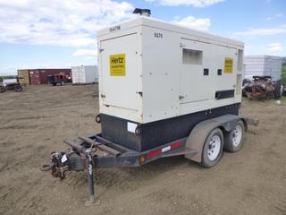 2011 Frontier T7000 60 KW T/A Generator c/w Pintle Hitch, ST205/75R15 Tires, VIN 2F9US3279BE080027 *Note: Running Condition Unknown, No Battery*
