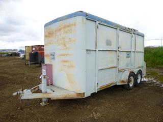 1997 Eagle Iron 16 Ft. T/A Enclosed Trailer c/w 2 5/16 In. Hitch, LT235/85R16 Tires, VIN 2E9CS1624VR038303
