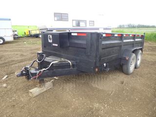14 Ft. T/A Dump Trailer c/w 2 5/16 In. Hitch, ST235/80R16 Tires, Cover *Note: Cannot Verify VIN*
