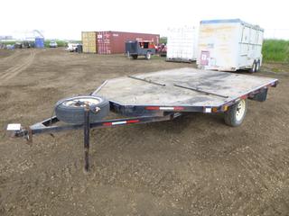1998 Rainbow 12 Ft. Snowmobile Trailer, S/A c/w 2 In. Hitch, ST205/75R15 Tires, Ramp, VIN 2R92P1216W2625098