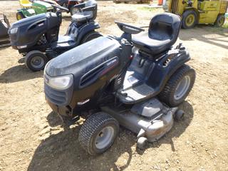 Craftsman DGS-6500 Ride On Mower c/w Kohler V-Twin, 26 HP, 54 In. Deck, 10x6.5-8 NHS Front Tires, 23x10.5-12 NHS Rear Tires, SN 041608B001355 *Note: Does Not Start On Key (Starts With Starter Solenoid Jump)*