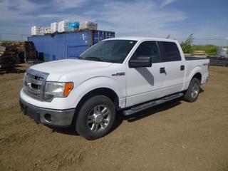 2013 Ford F-150 XLT 4X4 Crew Cab Pick Up c/w 5.0L, A/T, A/C, Showing 70,894 Kms, P26/65R18 Tires at 10%, VIN 1FTFW1EFXDKF22950 *Note: Turns Over, Does Not Start*