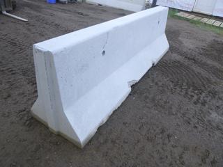 Unused Concrete Jersey Traffic Barrier, 4000 Lbs, 32 In. x 120 In.