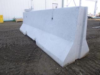 Unused Concrete Jersey Traffic Barrier, 4000 Lbs, 32 In. x 120 In.