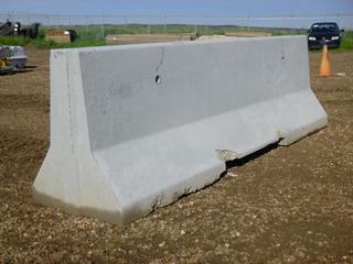 Unused Concrete Jersey Traffic Barrier, 4000 Lbs, 32 In. x 120 In.