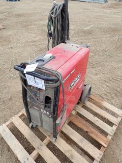 Lincoln Electric Mig Welder, Model 256 Power Mig, C/w Cables and Partial Spool. No SN (P-1-3)