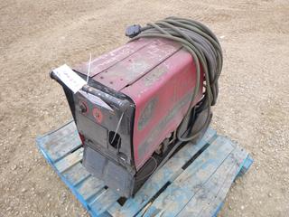 Lincoln Electric Mig Welder, Model Power Mig 255C, C/w  Oxygen Hose, Cable, S/N U1050501449  *Note: Running Condition Unknown* (R-1-2)