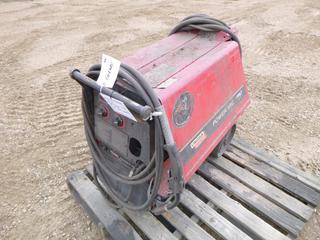 Lincoln Electric Mig Welder, Model Power Rig 255C, C/w Cables, Oxygen Hose, Gun and Partial Reel. No SN (P-1-1)