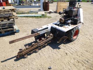 Bobcat T114 54 In. Walk Behind Trencher c/w 1 3/4 In. Pitch, 16x6.5-8 NHS Front Tire, 23x8.5-12 NHS Rears, SN 5045M11089