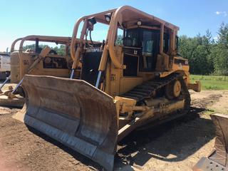 1999 Caterpillar D7R A-Dozer w/ Tilts, A/C, Sweeps, 24 In. Tracks, 2BBL Single Shank Ripper, Showing 15,395 Hours, SN 2EN00870 **Located Off Site, Contact Richard at 780-222-8309 For More Information**