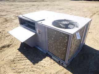 Carrier Air Conditioning Unit, Model 48TFE004-511 c/w Single Phase, Natural Gas, SN 3402G30213 *Note: Working Condition Unknown*