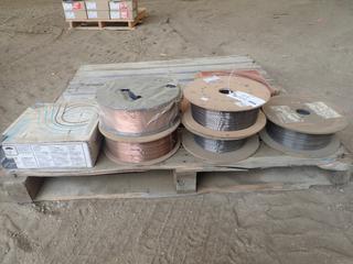 Qty Of Assorted Lincoln Electric, Corex Vision And Murex Welding Wire