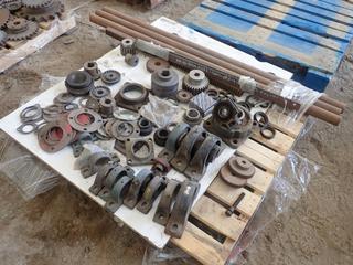 Qty Of Steady Bearings, Gears And Metal