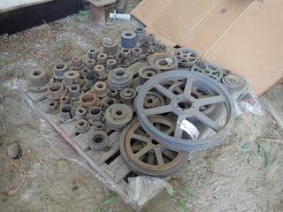 Qty Of Pulley Wheels And Assorted Bushings