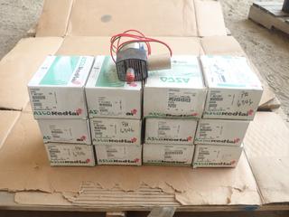 Qty Of ASCO Red Hat 3-Way Direct Acting Solenoid Valves w/ 1/4in NPT, 1/16in Orifice *Unused*