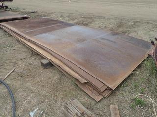 Qty Of Approx. (18) Pieces Of Approx. 98in X 24ft Steel Plates
