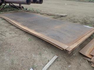 Qty Of Approx. (9) Pieces Of Approx. 97in X 24ft Steel Plates
