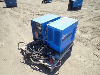 (2) Miller CP-200 3-Phase CV.DC Arc Welders C/w Oxy/Acetylene Hose. SN JK622317, SN JK571723 *Note: Running Condition Unknown, Lockout Tag On (1)*