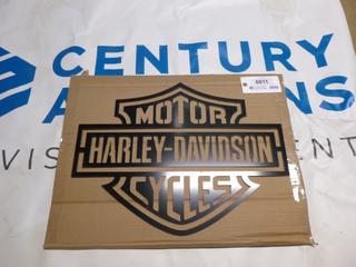 Harley - Davidson Laser Cut Metal Wall Art, 23 In. x 17 1/4 In. (Upstairs)