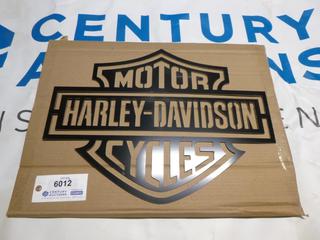 Harley - Davidson Laser Cut Metal Wall Art, 23 In. x 17 1/4 In. (Upstairs) 