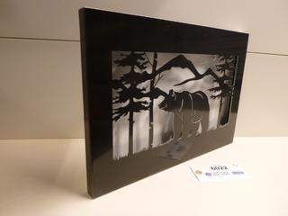 Bear Mountain  Shadow Box Metal Wall Art,  17 In. x 11 7/8  In. x 1 In. (Upstairs)